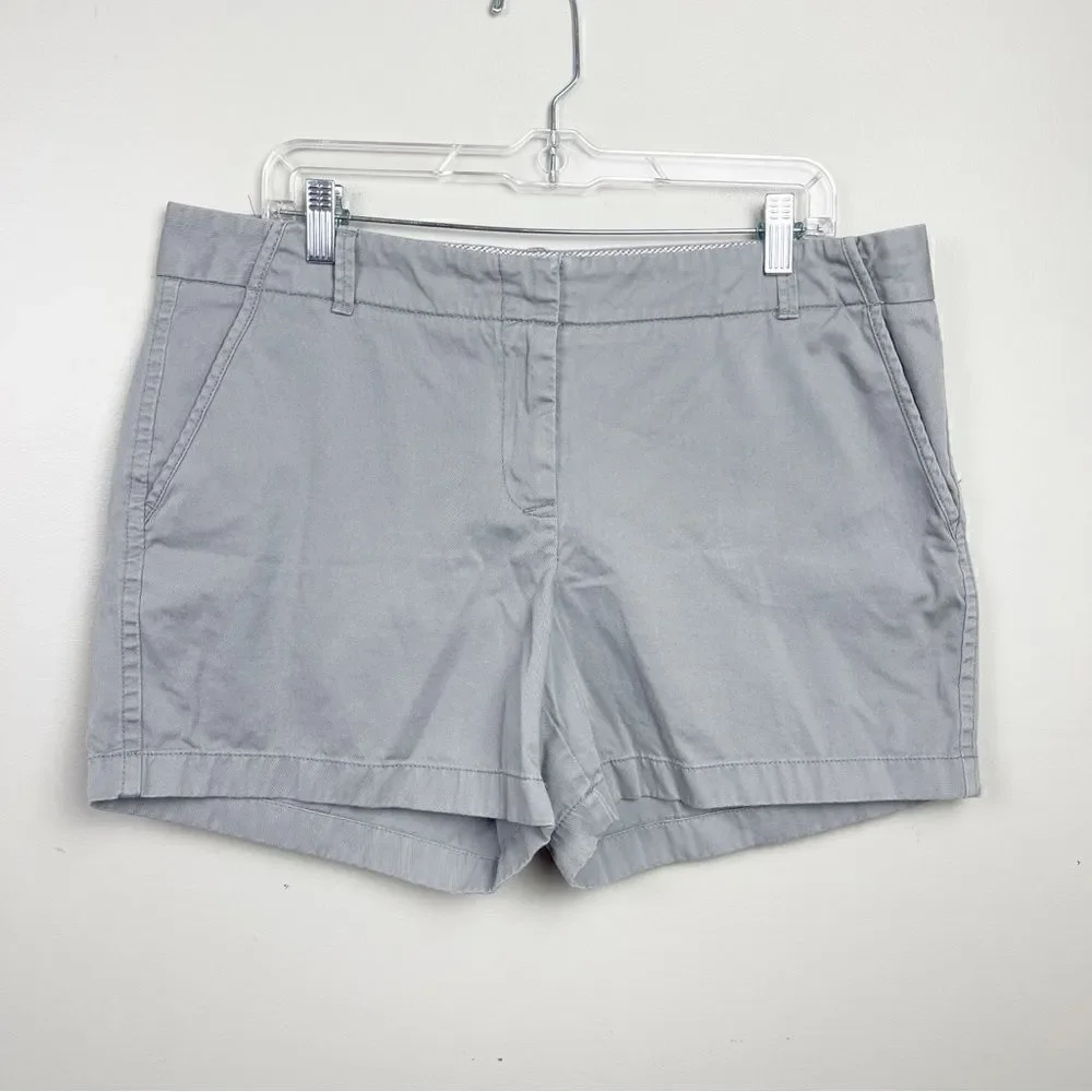 J. Crew Chino Classic Twill Grey Shorts